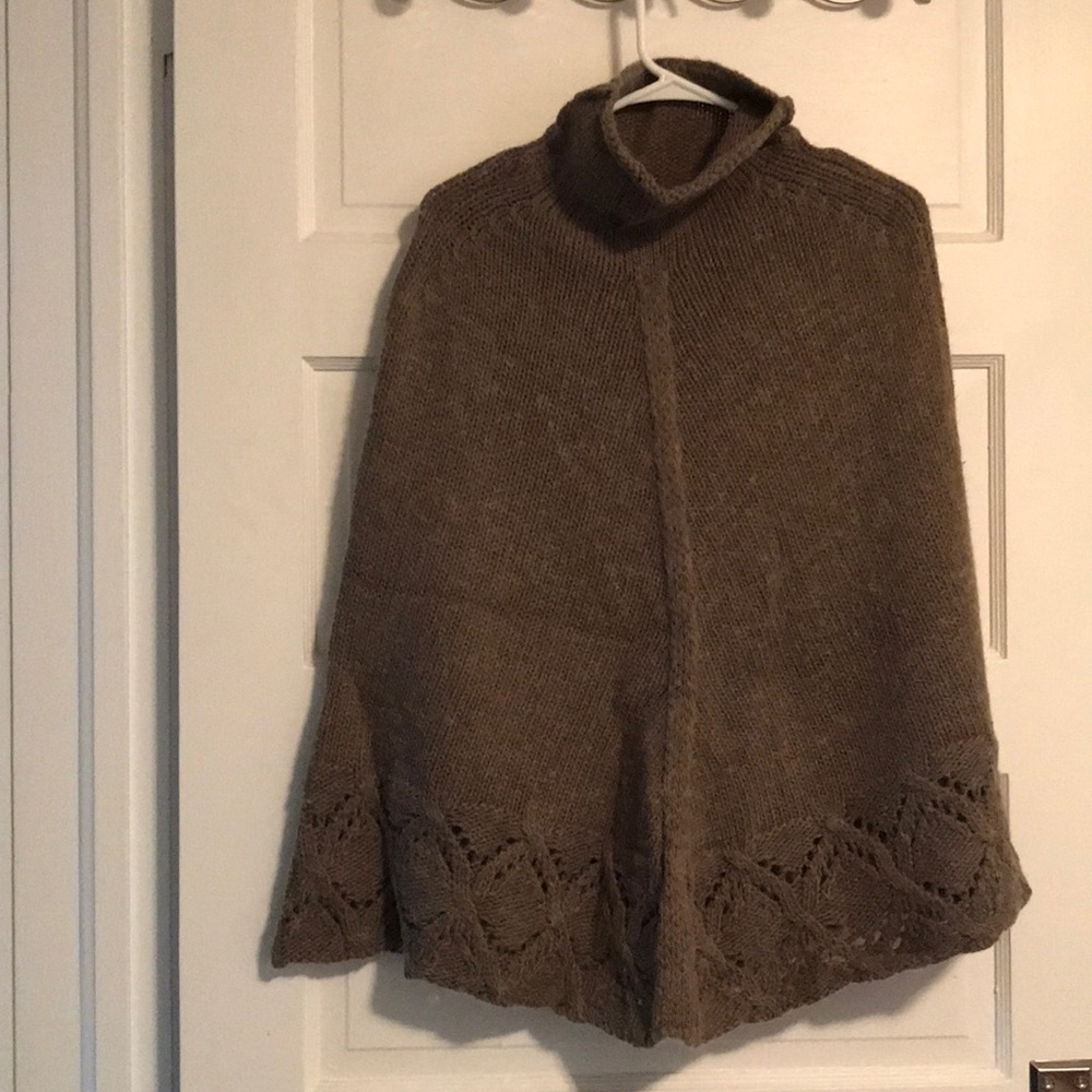 Wool poncho/wrap